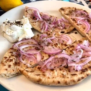 Roti with Red Onion